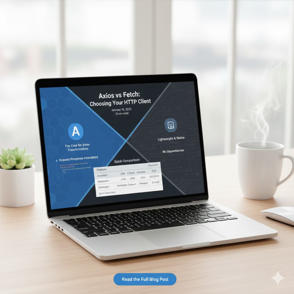 Axios vs Fetch: Choosing Your HTTP Client